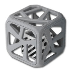Malarkey Kids - Chew Cube - Cube de dentition pour bébé - Gris foncé